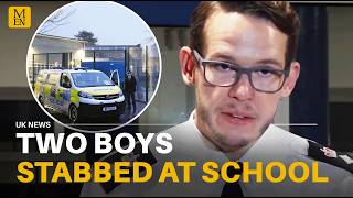 Boy, 13, Arrested On Suion Of Attempted Murder After Two Boys Stabbed At School