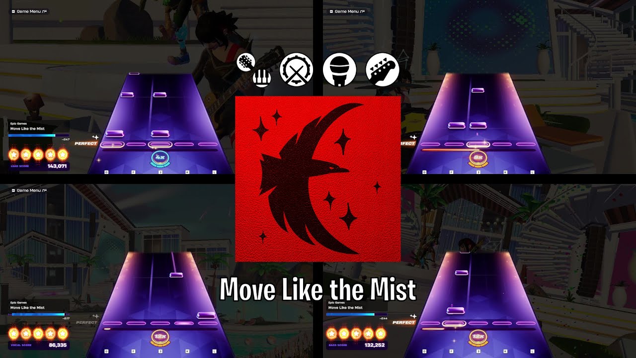 Move Like the Mist | All Tap Mode Instruments | Expert Flawless | Fortnite Festival