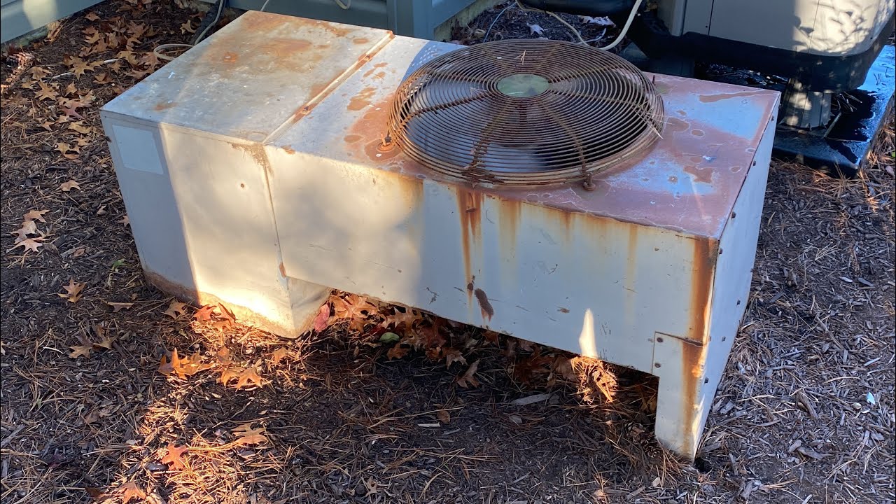 Vintage 1984 York Champion Heat Pump Running (Heat Mode) YouTube