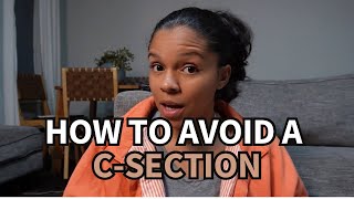 5 Tips to Avoid a C-Section