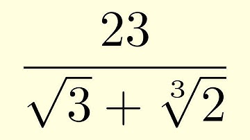 Rationalising the Denominator with a Cube Root