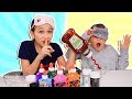 Mini Squishy Food VS Real Food Challenge!!  JKrew - YouTube