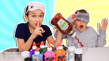 Blindfolded Slime PRANK Challenge!!! **cheating**  | JKrew