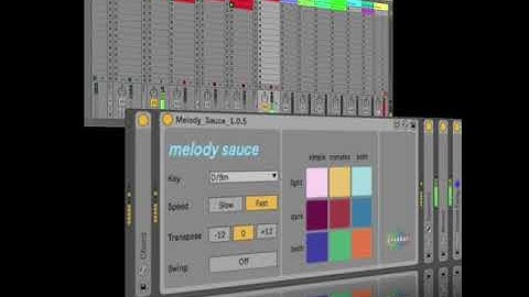 MAX for LIVE Device: Melody Sauce MIDI Demo Pt 1