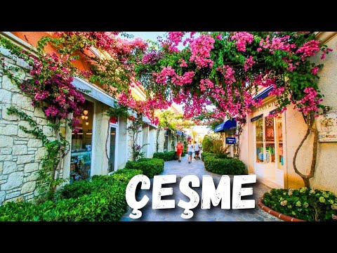 Çeşme Sokakları - Çeşme Turu - Çeşme Walking Tour - Çeşme Gezilecek Yerler - Çeşme İzmir Turkey