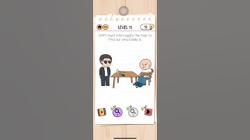 Brain Test 2 - Level 11 - Smith must interrogate the man to find out who Eddie is