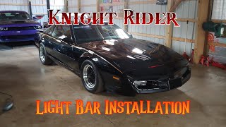 Trans Am Knight Rider KITT Light Bar Installation Firebird Pontiac Scanner