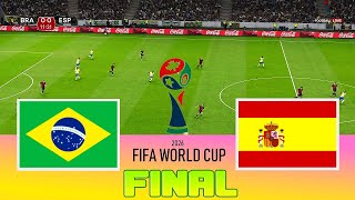 BRAZIL vs SPAIN - Final FIFA World Cup 2026 | Full Match All Goals | Football Match