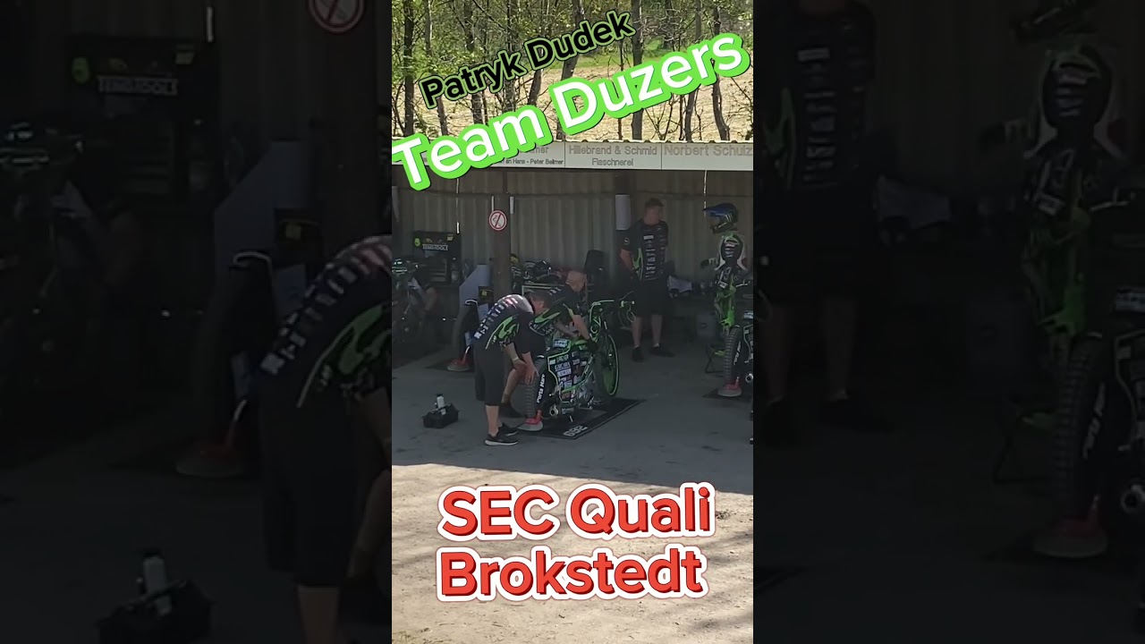 Speedway Brokstedt SEC Quali Patryk Dudek Pits