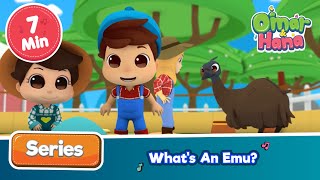 Omar & Hana | Whats an Emu? | Islamic cartoons for kids