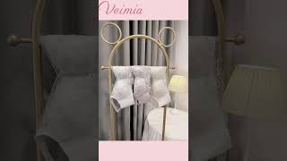 VEIMIA【総レースブラジャー】総レースが大人っぽい。総レースとさりげないフリルが華やかなブラセット。同色の胸元リボンで可愛さもプラス！