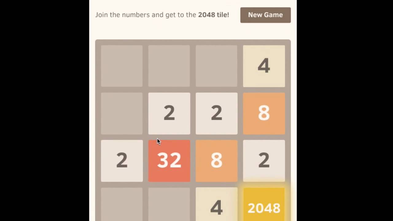 Fazendo 4096 no Game 2048  Matemática Rio 