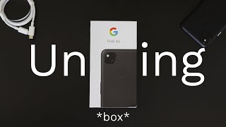 Google Pixel 4a Unboxing