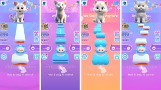 Cute Cats - Sugar Vs Waka Waka Vs We Dont Talk Anymore Vs Shape Of You : Dancing Cats
