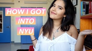 HOW I GOT INTO NYU // COLLEGE APPLICATIONS