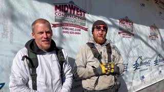 Midwest Construction interview - Habitat for Humanity Window Installation