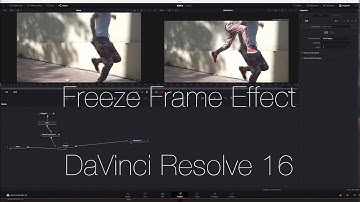 DaVinci Resolve 16 - Freeze Frame Effect