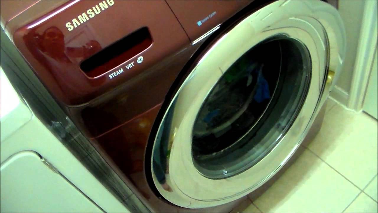 SAMSUNG FRONT LOAD WASHER WITH STEAM vrt - YouTube