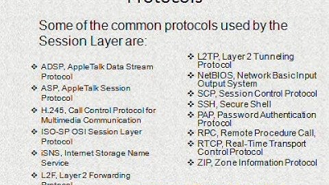 OSI Session Layer .v1