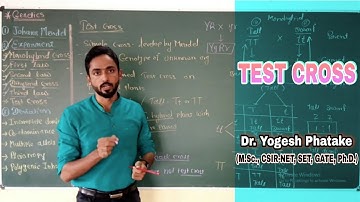 Test Cross | Genetic Basis of Inheritance | Explained by Dr. Yogesh