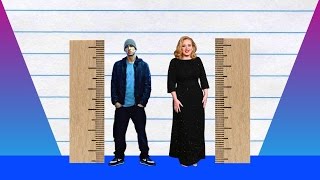Full How Much Taller - Eminem vs Adele! Update