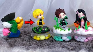 Demon Slayer: Kamado Nezuko & Other 3 | Clay Tutorial Anime Figure | Pocket of Craft