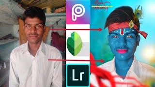 Janmashtami photo editing || step by step || picsart app || Krishna photo editing || screenshot 1
