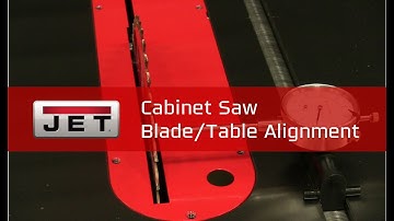 Cabinet Saw Blade / Table Alignment | #TipTuesday
