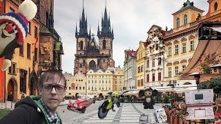 Поездка в Прагу (Чехия) прогулка,барахолка, приставки