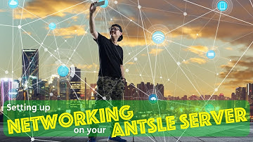 Setting up networking on an Antsle server