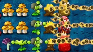 胆小菇之梦简易阵法 植物大战僵尸融合版