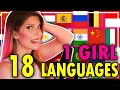 1 GIRL 18 LANGUAGES - How You Like That - BLACKPINK (Multi-Language cover by Eline Vera)