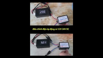 Dimmer điều chỉnh điện áp động cơ 12 - 24VDC #maybommini #dimmer