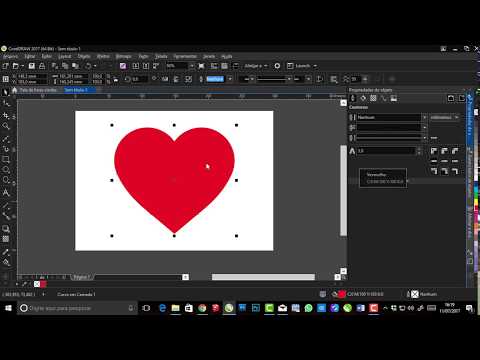 Vídeo: Como Desenhar Um Lindo Coração No Corel