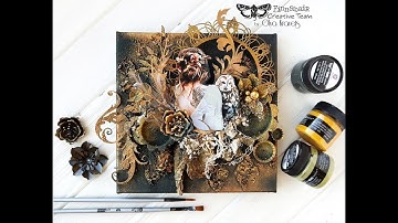 Video tutorial with Texture Fantasy. Owl