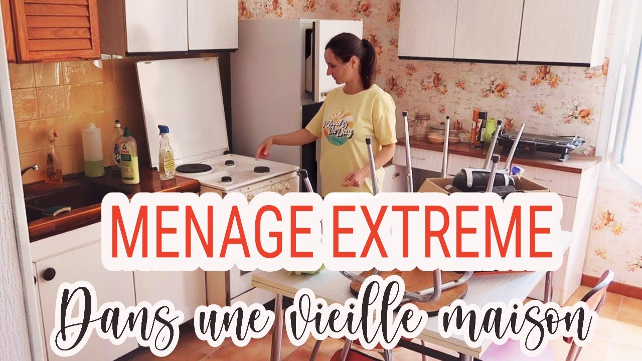 MENAGE EXTREME DANS UNE VIEILLE MAISON  | CLEAN WITH ME FR | LITTLE BENE