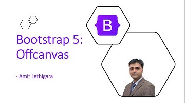 Bootstrap 5: Offcanvas