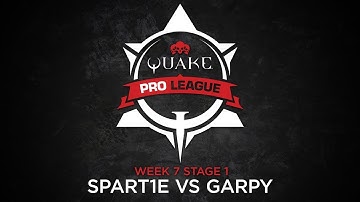 Spart1e vs Garpy - Quake Pro League - Stage 1 Week 7