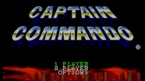 Captain Commando - Super Nintendo Entertainment System - Intro & Title Screen