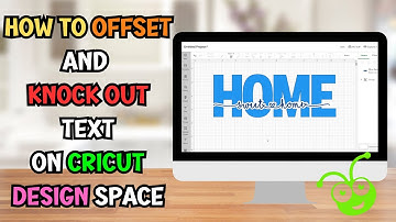 Game Changing hack on How to offset and knockout text on Cricut Design Space