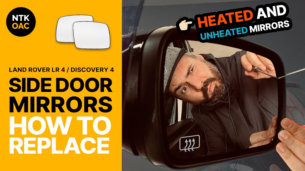 How to Replace Side Door Mirrors Land Rover Discovery 4 / LR4 YouTube