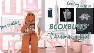 Bloxburg CHRISTMAS UPDATE ||2020| LEAKS, RELEASE DATE AND MORE !!??🐸