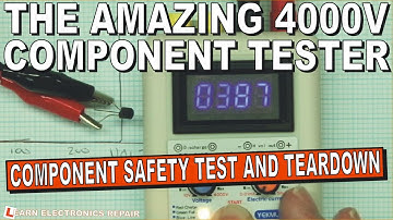 Is the 4000V Breakdown Voltage Tester SAFE? : Find FAKE Mosfet Transistor IGBT Diode Capacitor Triac