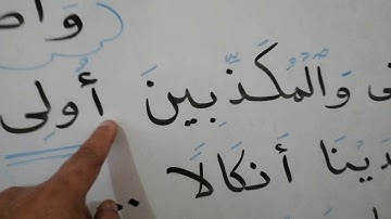 خريطة ذهنية لحفظ سورة المزمل ٣