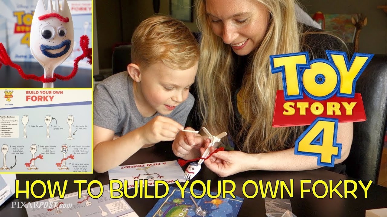 How To Make Your Own Forky From Toy Story 4 in about 10 Minutes 