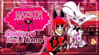 COMPILADO ANGEL DUST E ALASTOR | Hazbin Hotel