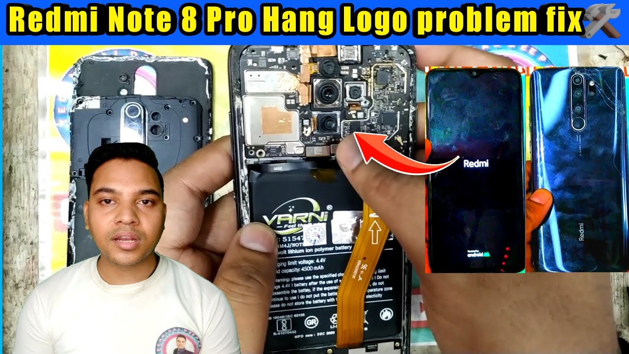 Redmi Note 8 Pro Hang Logo Problem fix Mi Note 8 Pro Reboting problem