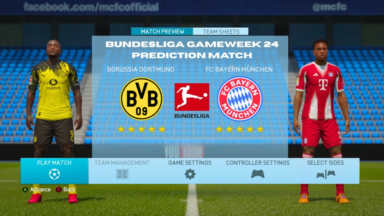 BVB VS BAYERN MUNICH - FIFA 16 INFINITY PATCH FC 26