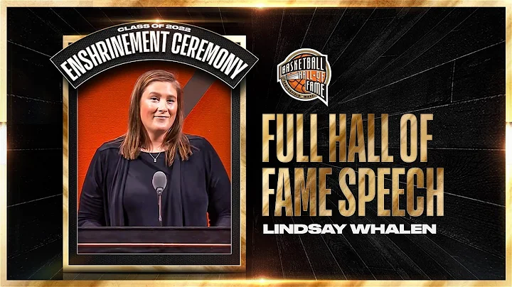 Lindsay Whalen | Hall of Fame Enshrinement Speech
