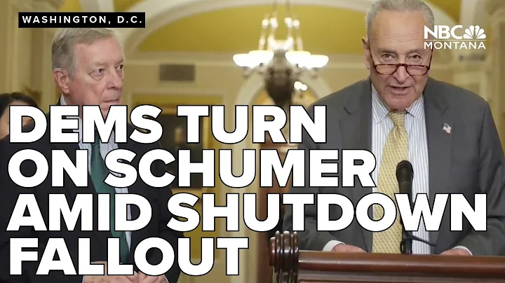 Democrats turn on Schumer amid government shutdown fallout